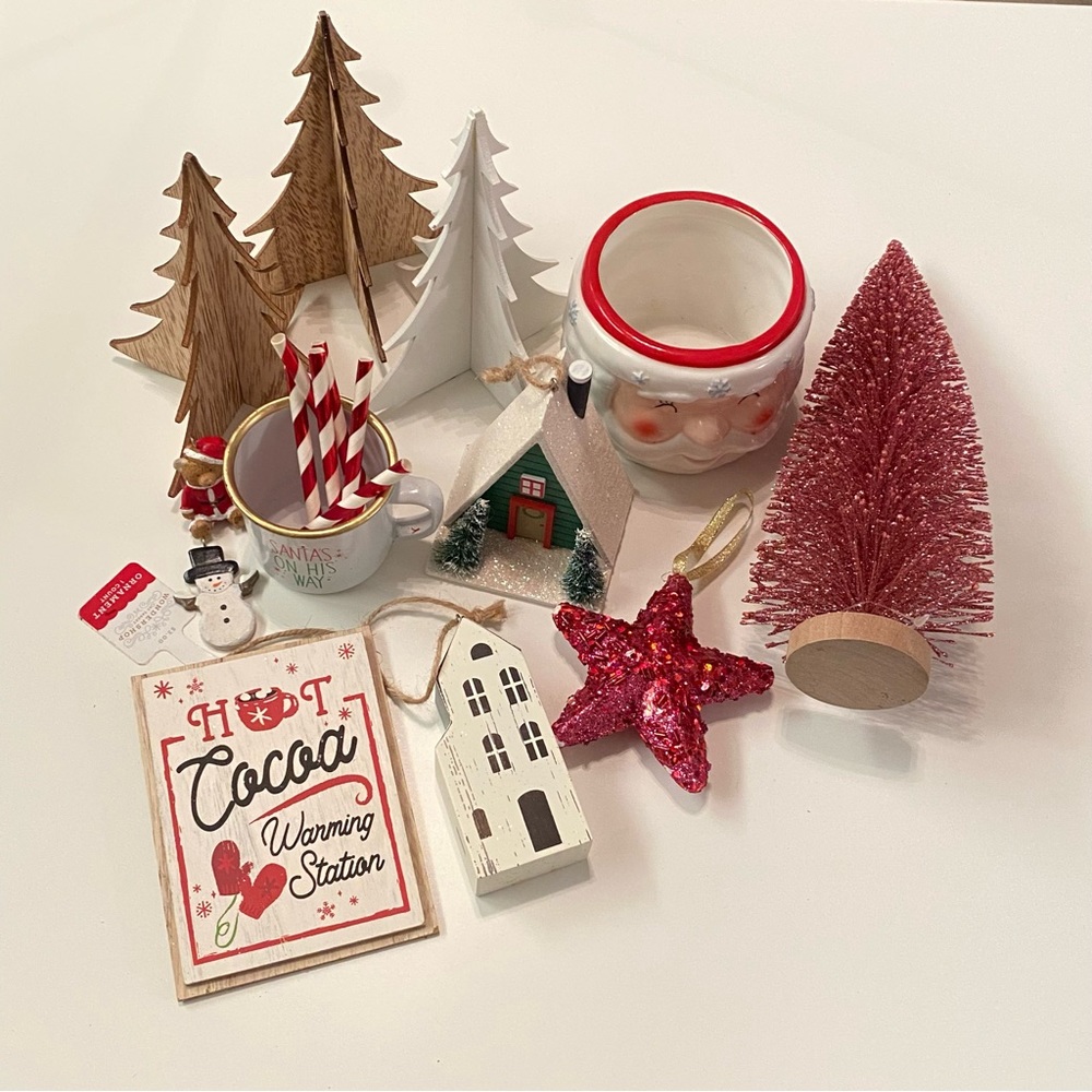 christmas tiered tray decor